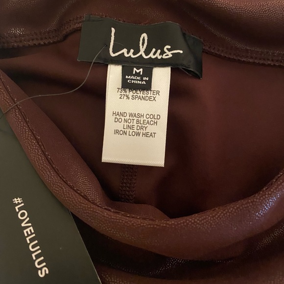 NWT Lulu’s Step Up metallic medium impact high waisted leggings - Picture 6 of 6